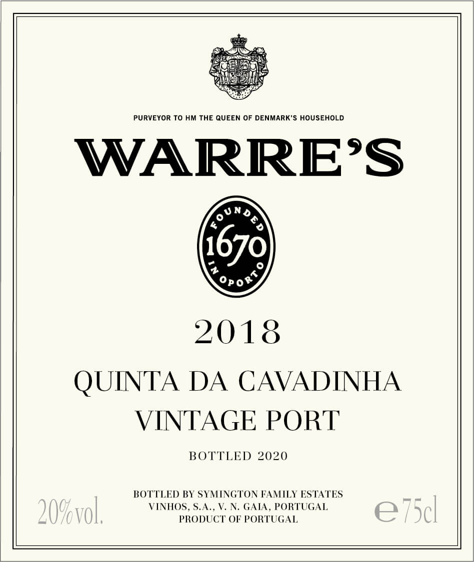 Warre's Quinta da Cavadinha label