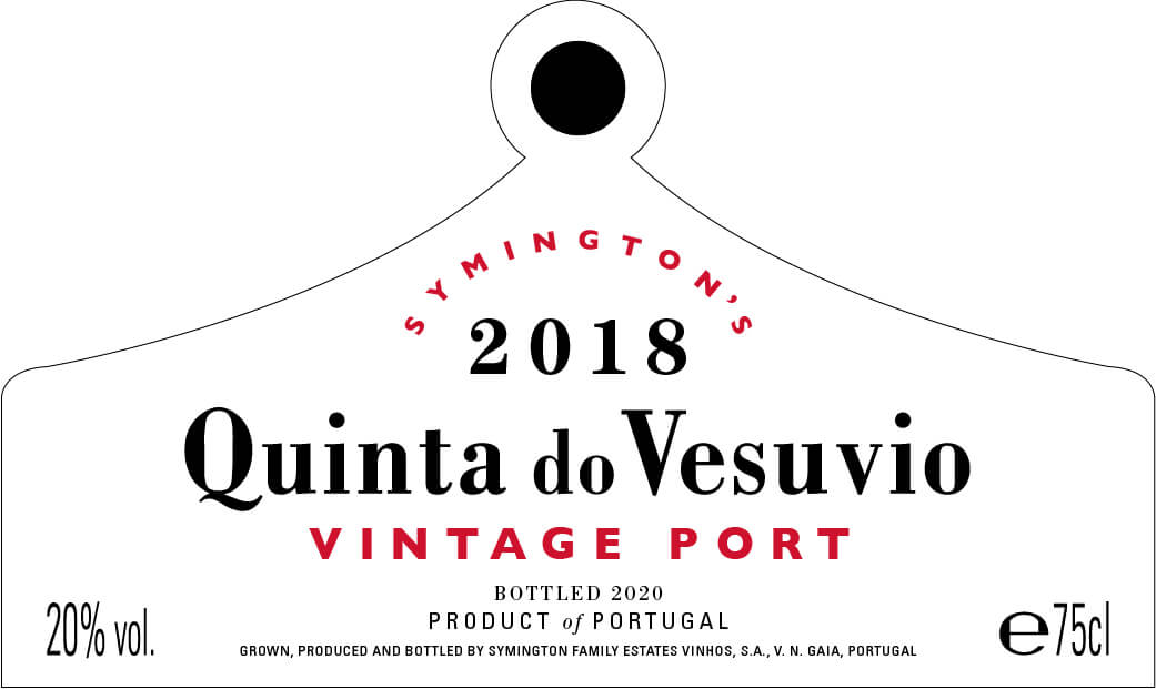 Quinta do Vesuvio label